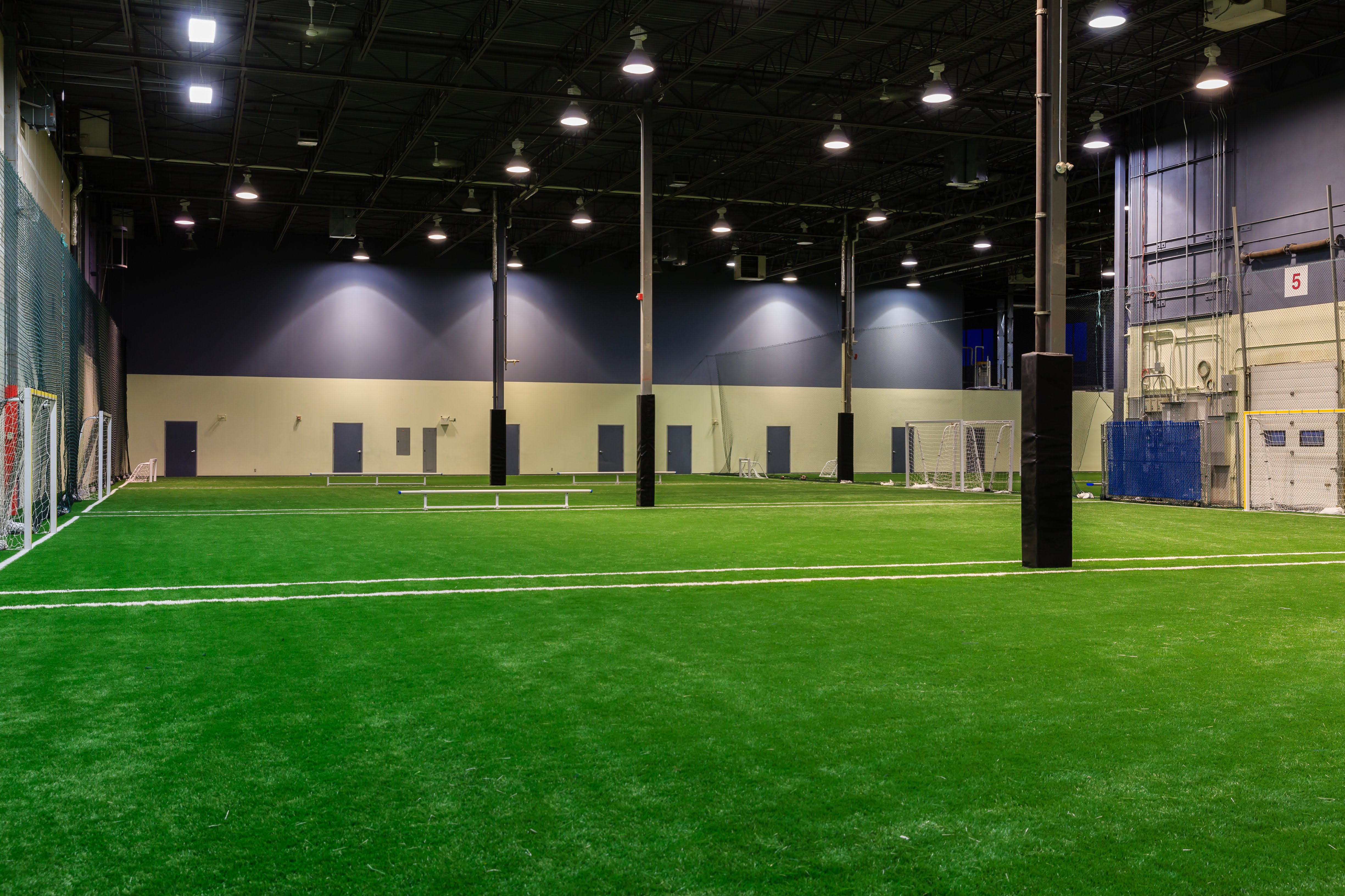 Basement turf installation