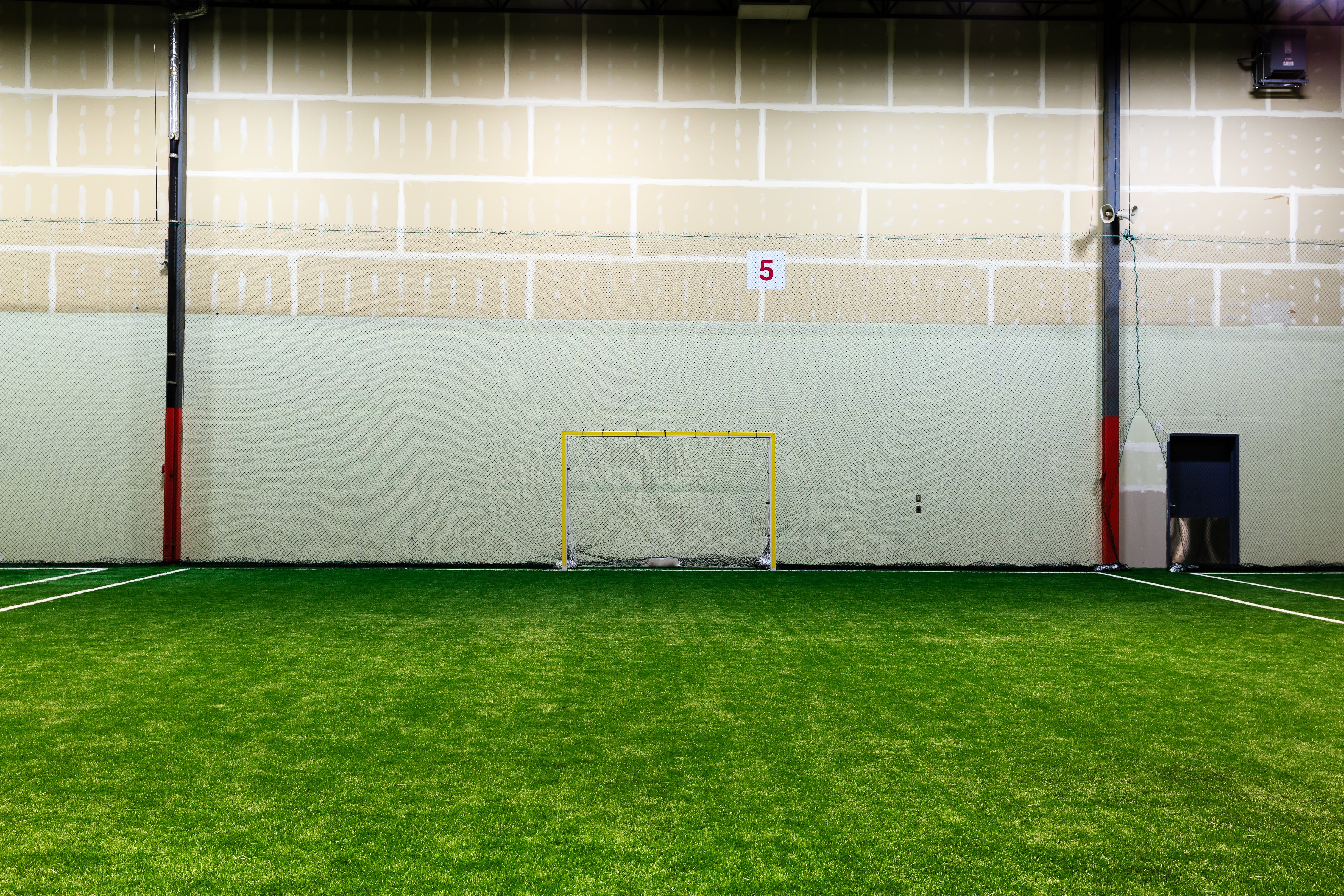 Indoor soccer training